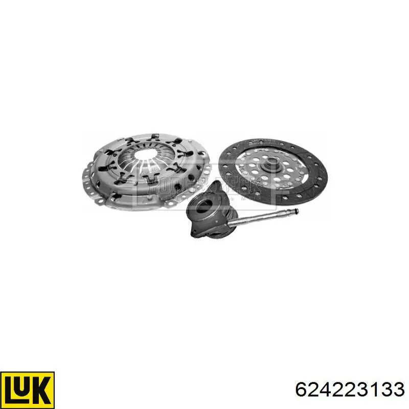 Kit de embraiagem (3 peças) LUK 624223133 preço, a partir de 448,79 USD