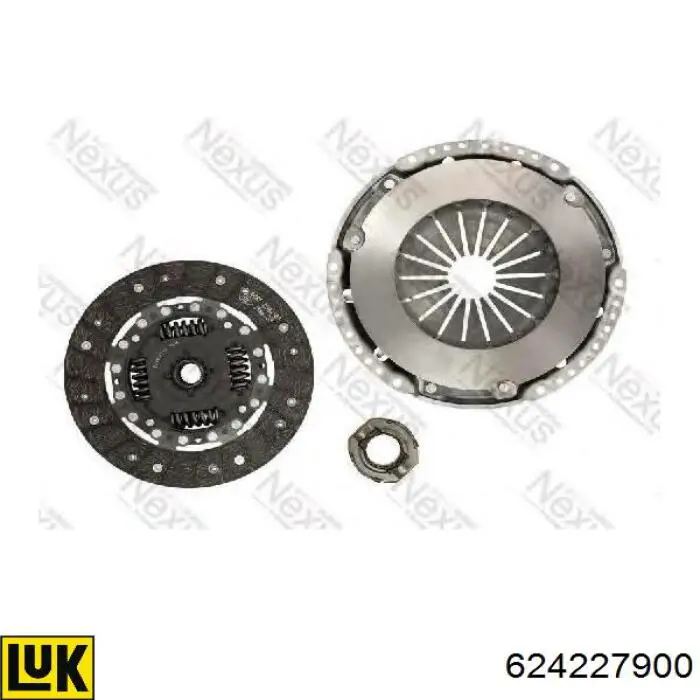 Compre 624227900 LUK Kit de embraiagem (3 peças)