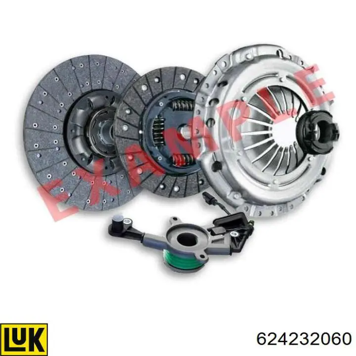 624232060 LUK Kit de embraiagem (3 peças)