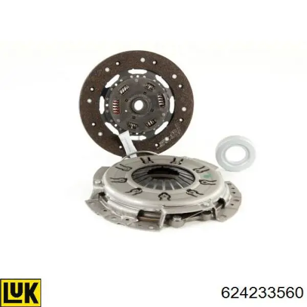 624233560 LUK Kit de embraiagem (3 peças)