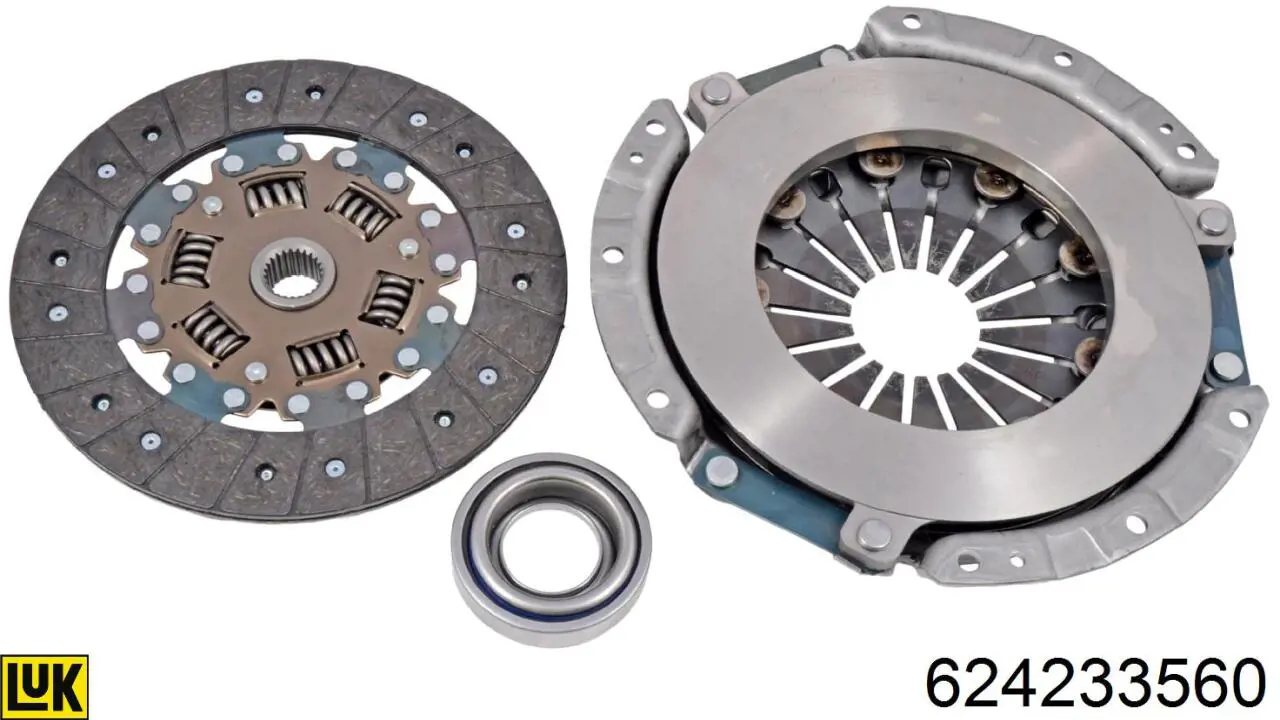 Kit de embraiagem (3 peças) LUK 624233560 preço, a partir de 222,82 USD