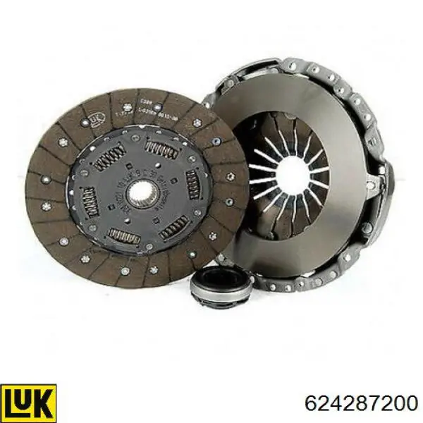 Compre 624287200 LUK Kit de embraiagem (3 peças)