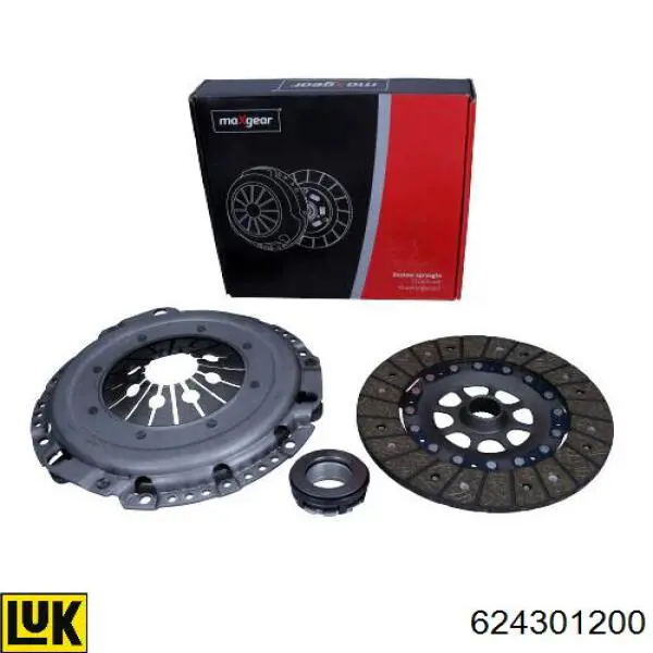 Kit de embraiagem (3 peças) 624301200 LUK