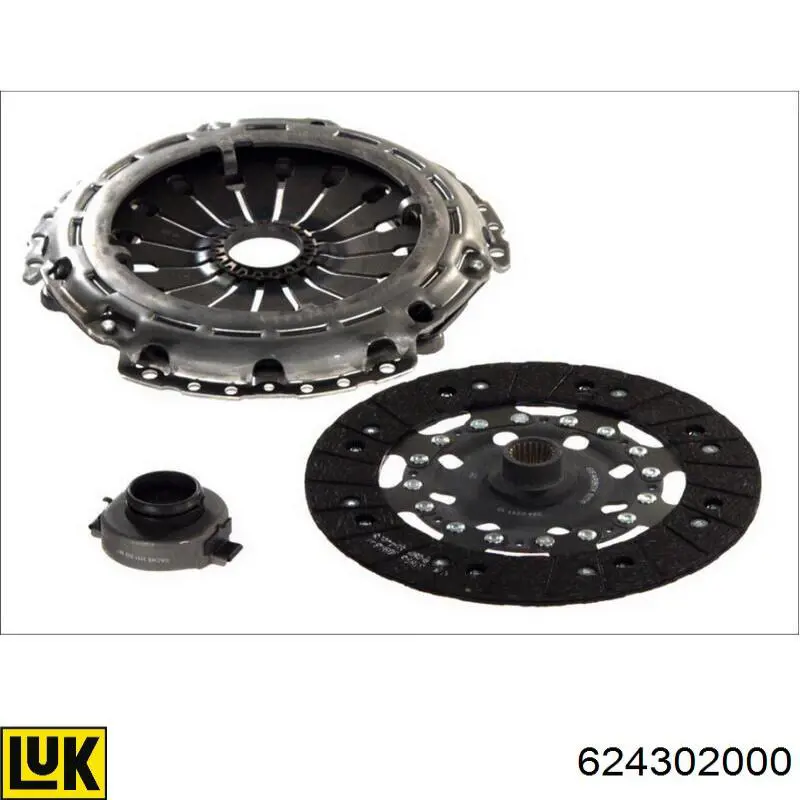 Kit de embraiagem (3 peças) LUK 624302000 preço, a partir de 214,66 USD