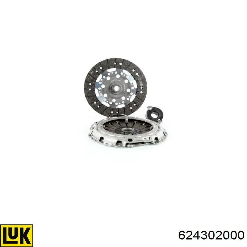 624302000 LUK Kit de embraiagem (3 peças)