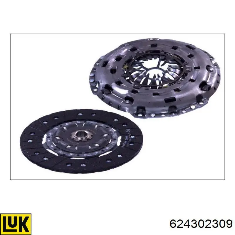 Kit de embraiagem (3 peças) LUK 624302309 preço, a partir de 411,98 USD