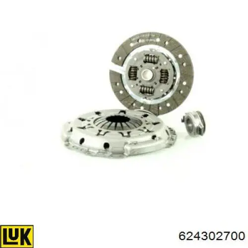 624302700 LUK Kit de embraiagem (3 peças)