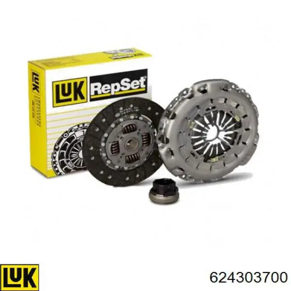 Compre 624303700 LUK Kit de embraiagem (3 peças)