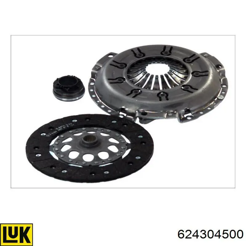 Kit de embraiagem (3 peças) LUK 624304500 preço, a partir de 228,69 USD