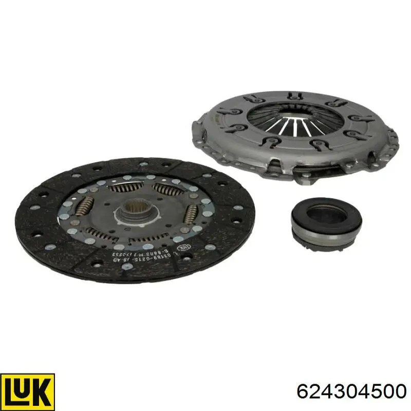 Compre 624304500 LUK Kit de embraiagem (3 peças)