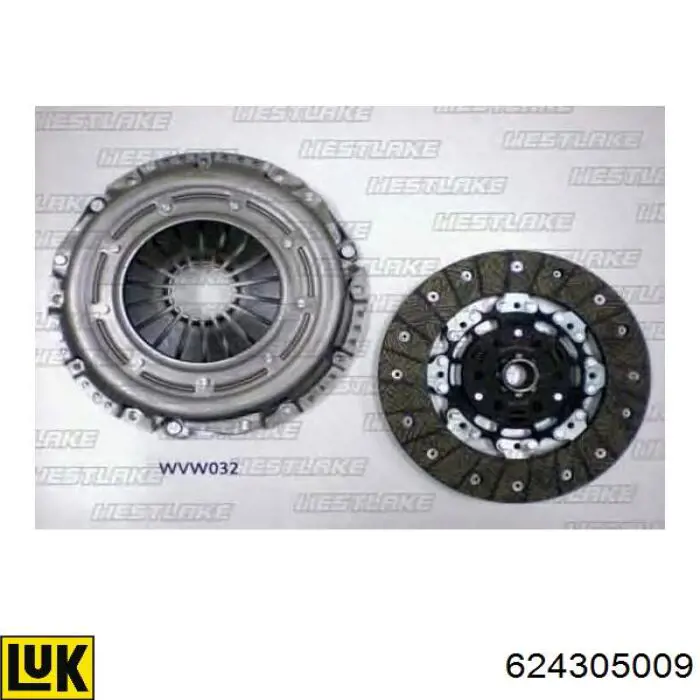 Kit de embraiagem (3 peças) LUK 624305009 preço, a partir de 168,18 USD