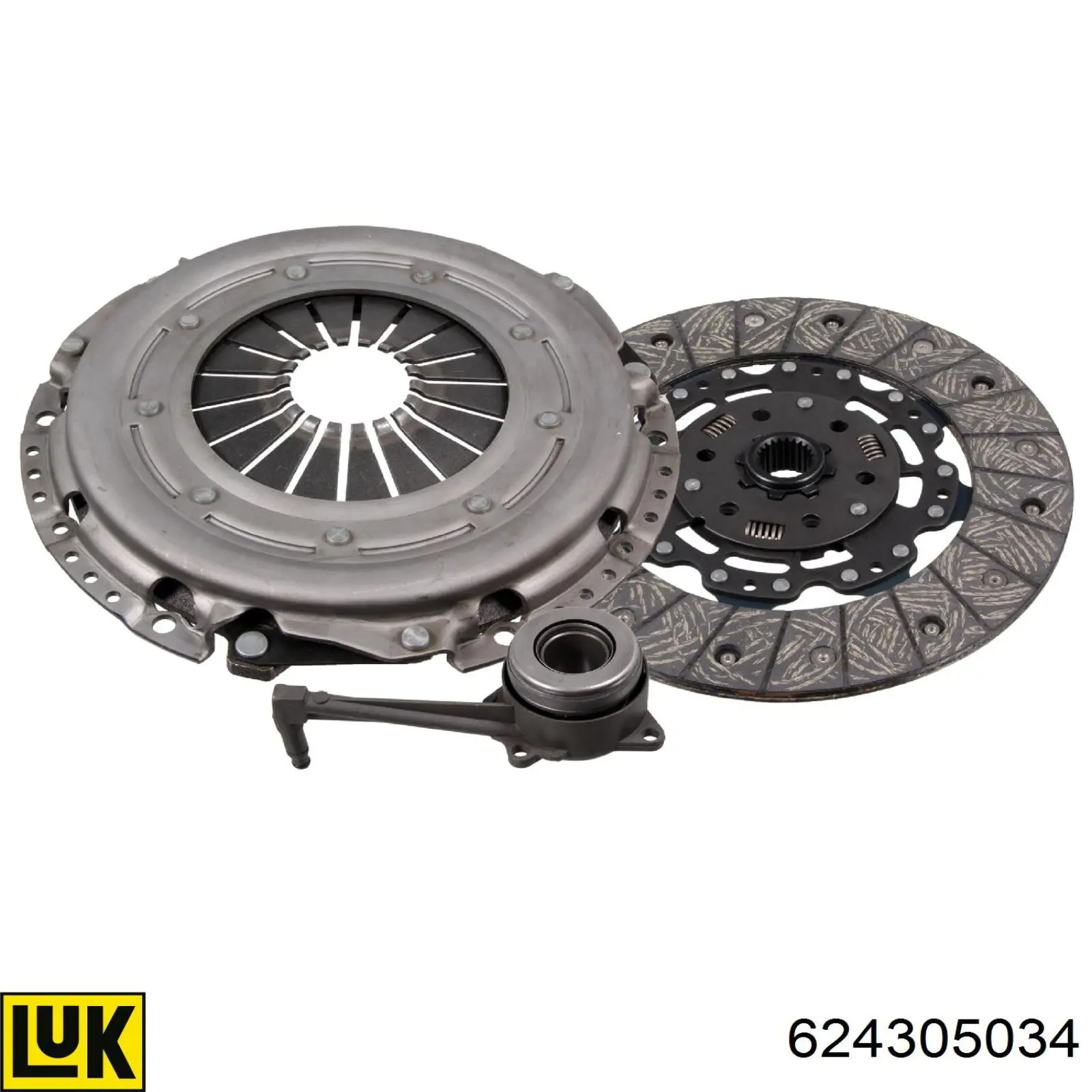 Kit de embraiagem (3 peças) LUK 624305034 preço, a partir de 204,00 USD