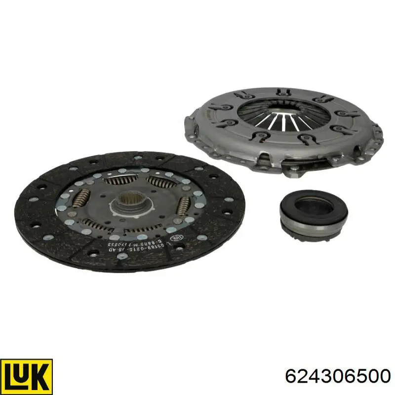 Compre 624306500 LUK Kit de embraiagem (3 peças)