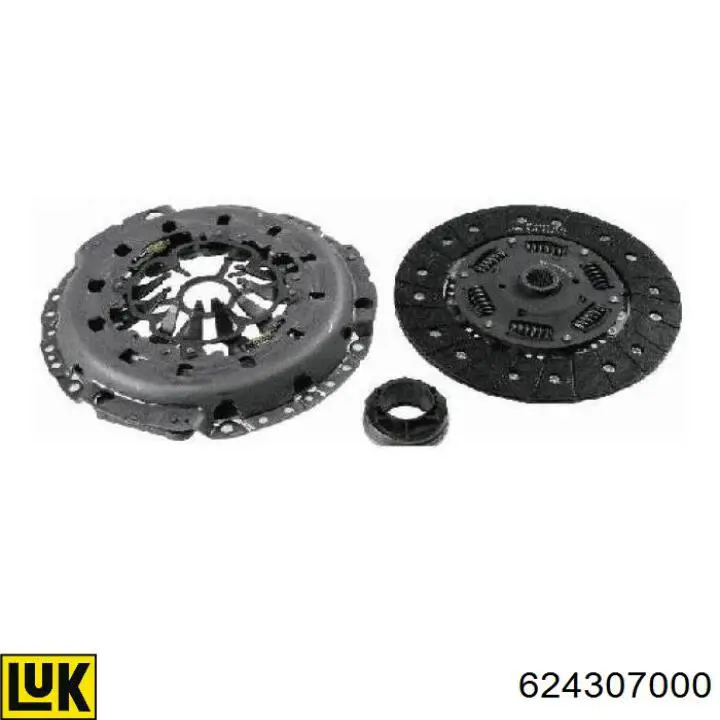 624307000 LUK Kit de embraiagem (3 peças)