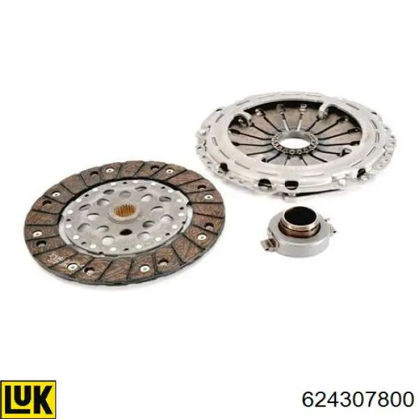 Kit de embraiagem (3 peças) LUK 624307800 preço, a partir de 202,87 USD