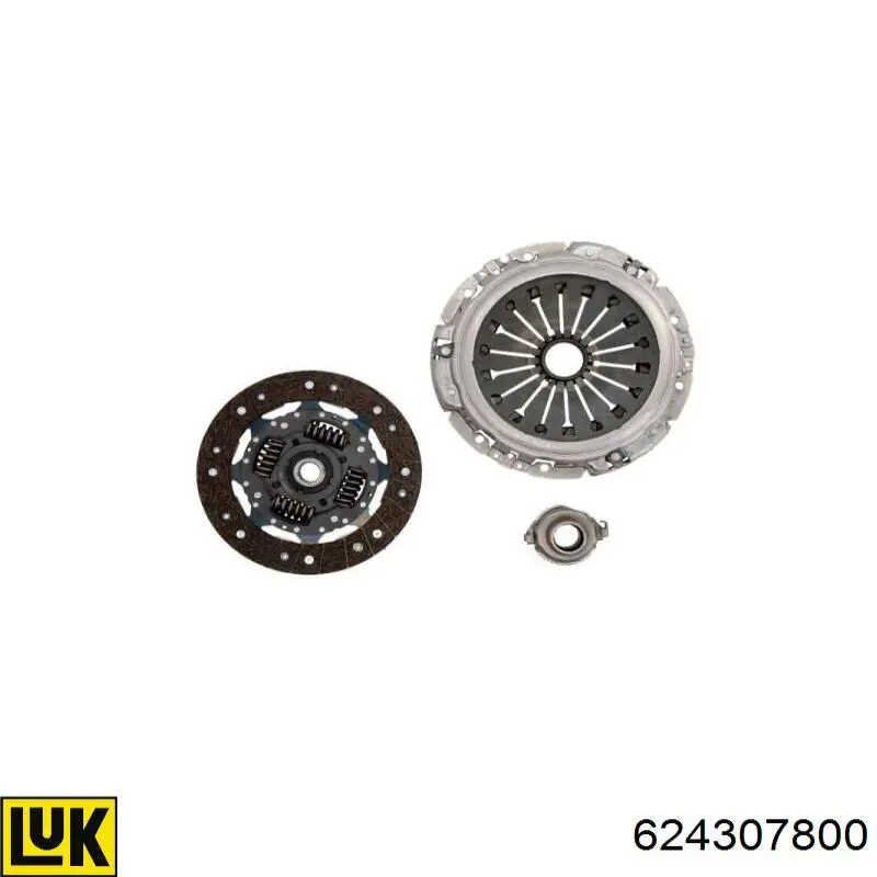 624307800 LUK Kit de embraiagem (3 peças)