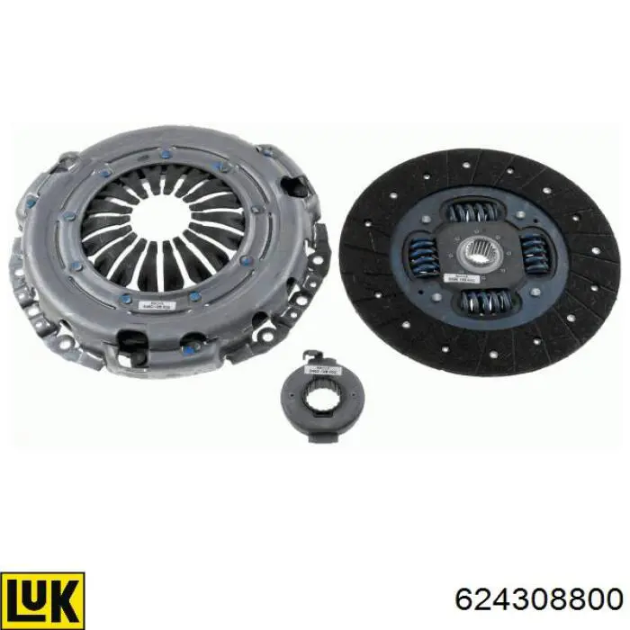 Kit de embraiagem (3 peças) LUK 624308800 preço, a partir de 293,28 USD