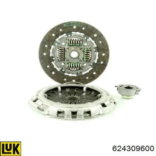 Compre 624309600 LUK Kit de embraiagem (3 peças)
