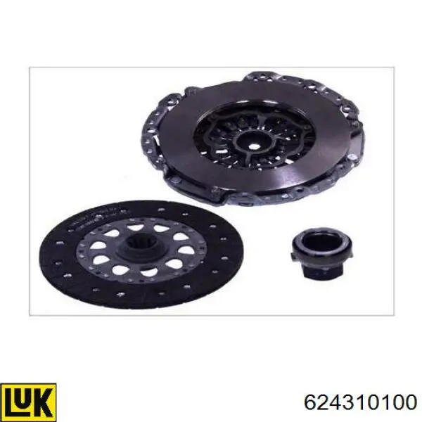 Compre 624310100 LUK Kit de embraiagem (3 peças)