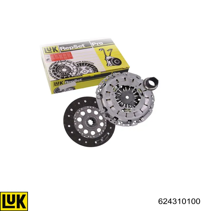 624310100 LUK Kit de embraiagem (3 peças)