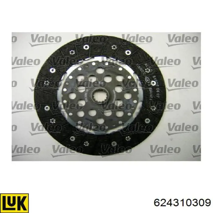 Kit de embraiagem (3 peças) LUK 624310309 preço, a partir de 218,02 USD