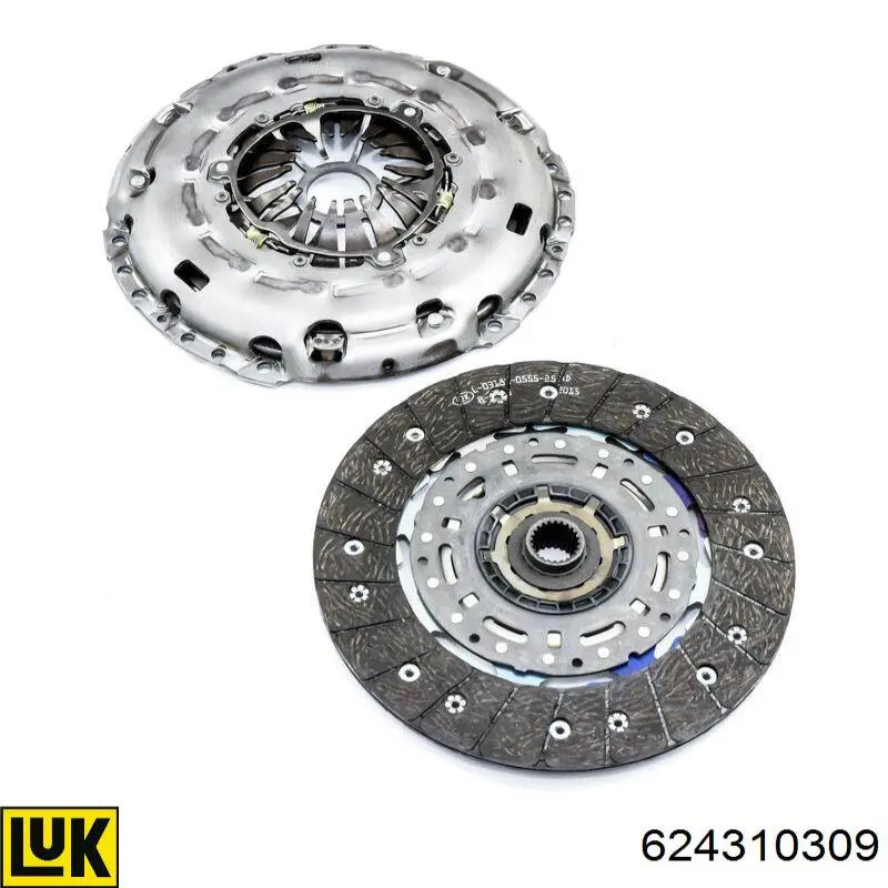 624310309 LUK Kit de embraiagem (3 peças)