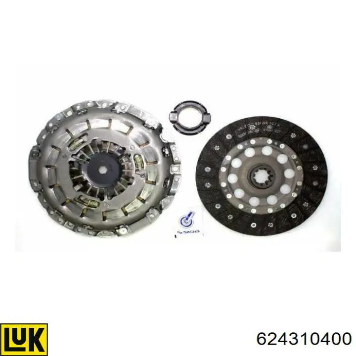 624310400 LUK Kit de embraiagem (3 peças)