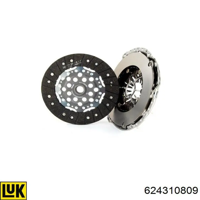 624310809 LUK Kit de embraiagem (3 peças)