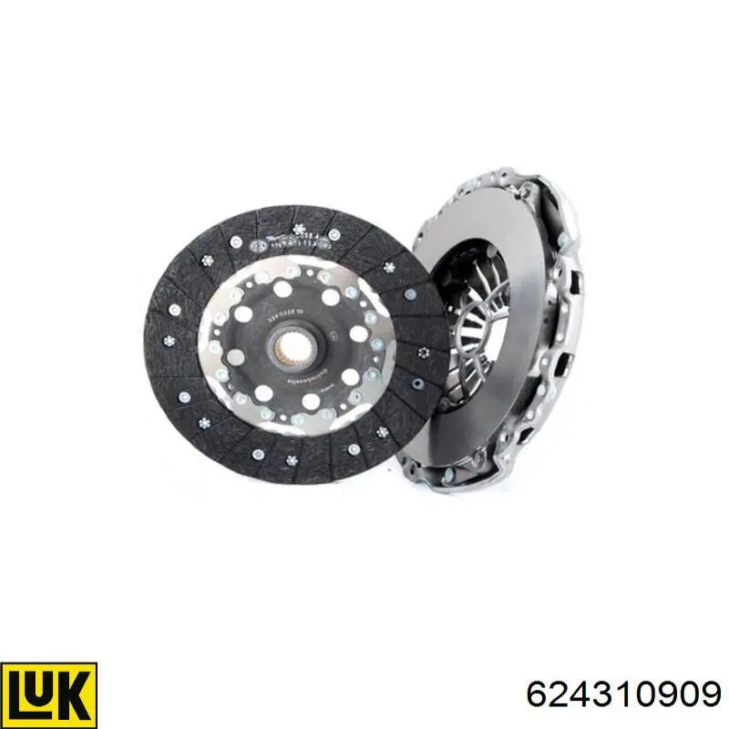 624310909 LUK Kit de embraiagem (3 peças)