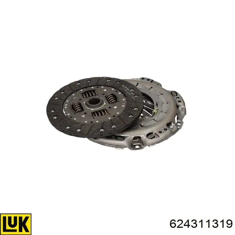 Compre 624311319 LUK Kit de embraiagem (3 peças)