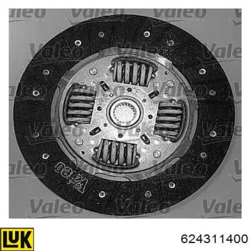 Kit de embraiagem (3 peças) LUK 624311400 preço, a partir de 454,71 USD