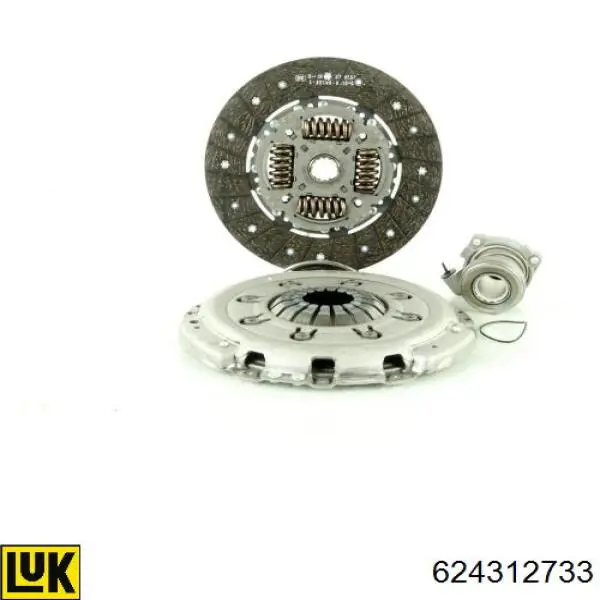 624312733 LUK Kit de embraiagem (3 peças)