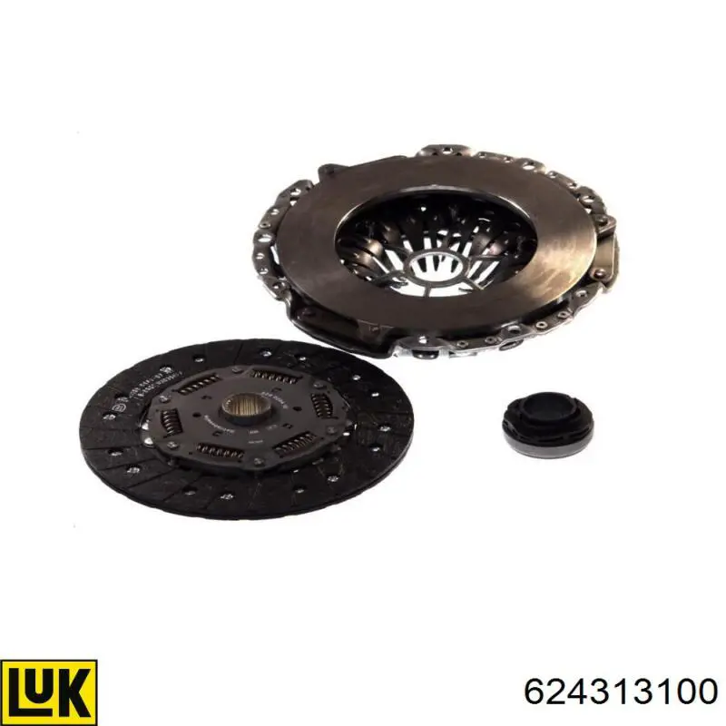 Kit de embraiagem (3 peças) LUK 624313100 preço, a partir de 354,44 USD