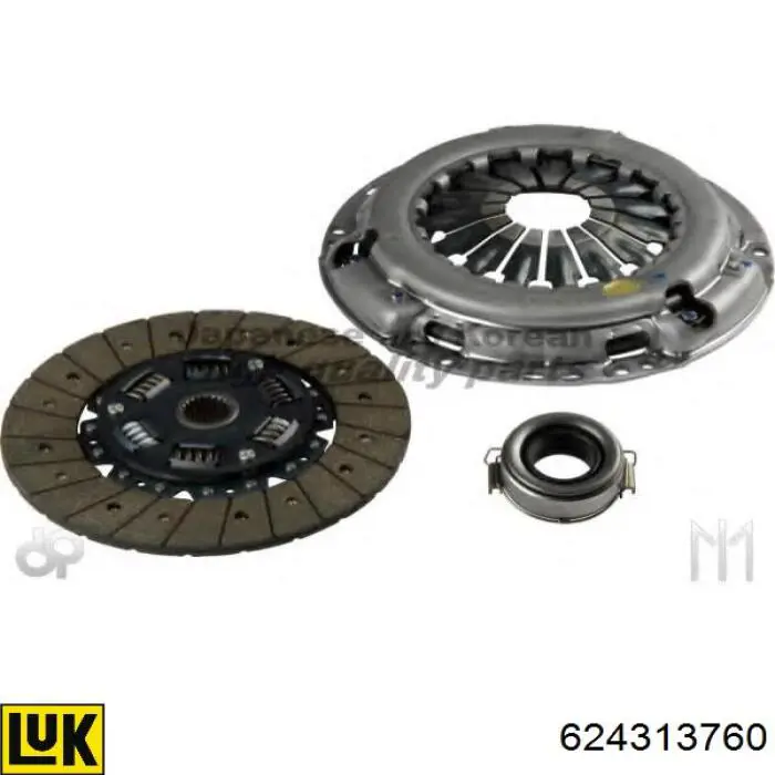 Compre 624313760 LUK Kit de embraiagem (3 peças)