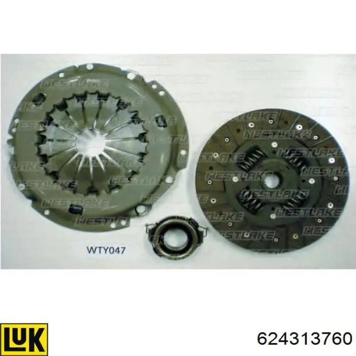 Compre 624313760 LUK Kit de embraiagem (3 peças)