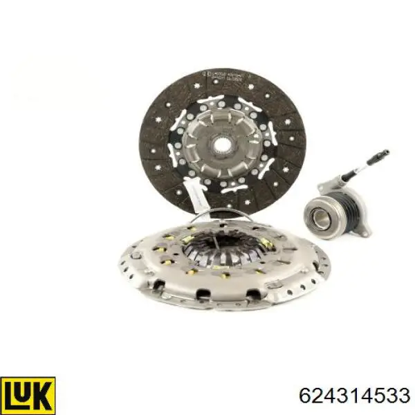 624314533 LUK Kit de embraiagem (3 peças)