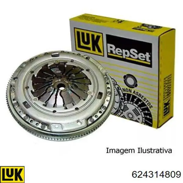Kit de embraiagem (3 peças) LUK 624314809 preço, a partir de 167,39 USD