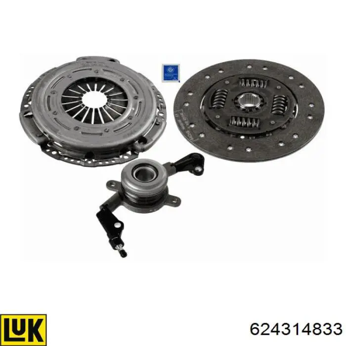 Kit de embraiagem (3 peças) Hyundai/Kia QD41430T32040