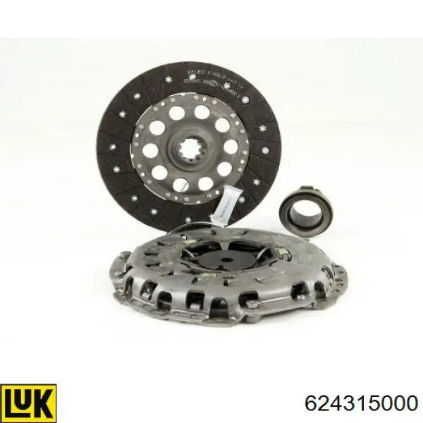 624315000 LUK Kit de embraiagem (3 peças)