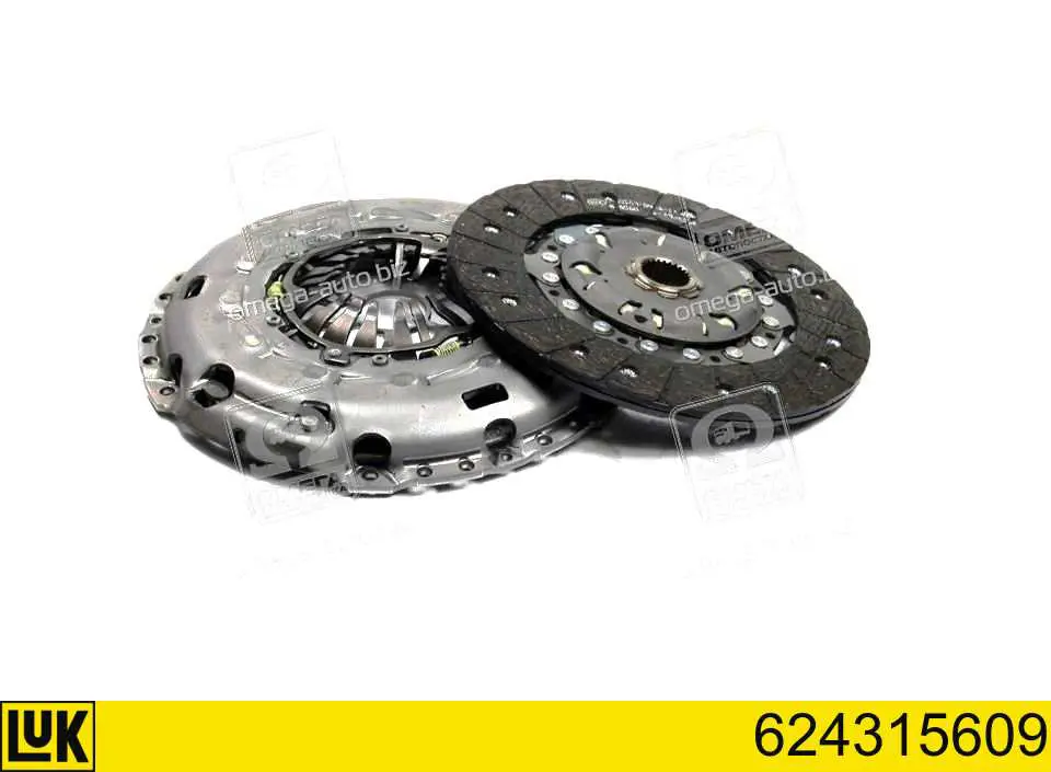 624315609 LUK Kit de embraiagem (3 peças)