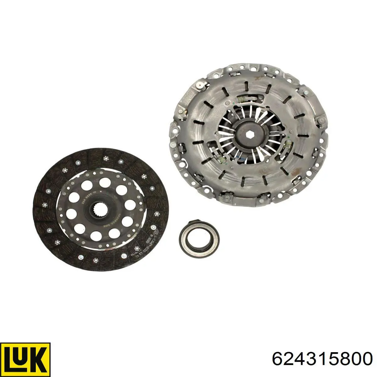 Compre 624315800 LUK Kit de embraiagem (3 peças)