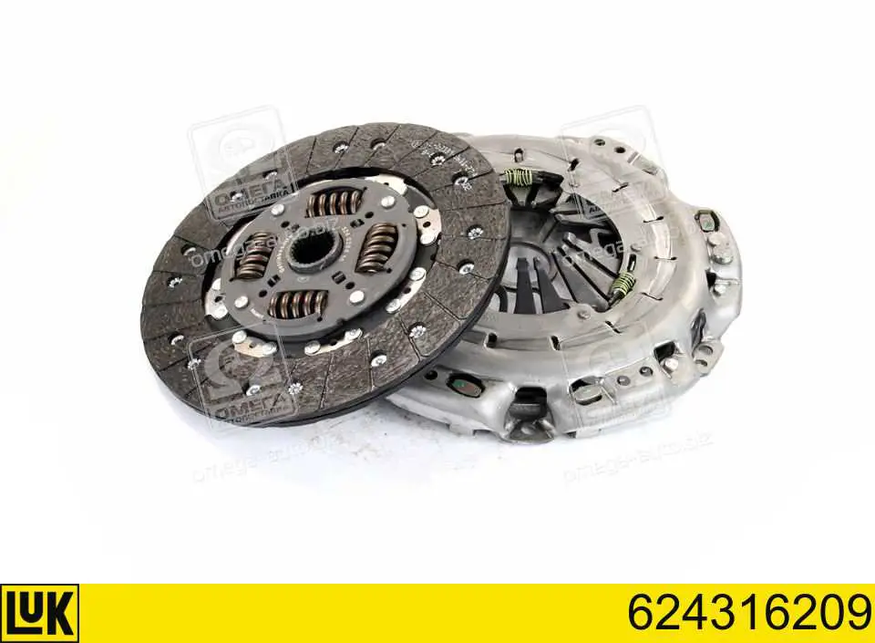 624316209 LUK Kit de embraiagem (3 peças)