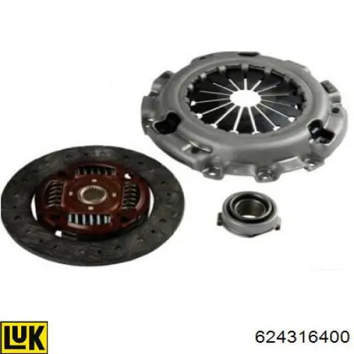 Kit de embraiagem (3 peças) LUK 624316400 preço, a partir de 301,15 USD