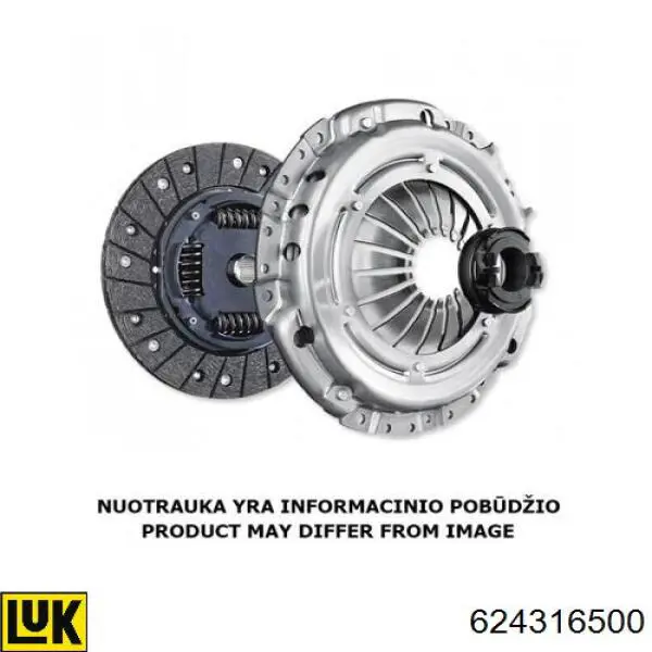 Kit de embraiagem (3 peças) LUK 624316500 preço, a partir de 217,33 USD