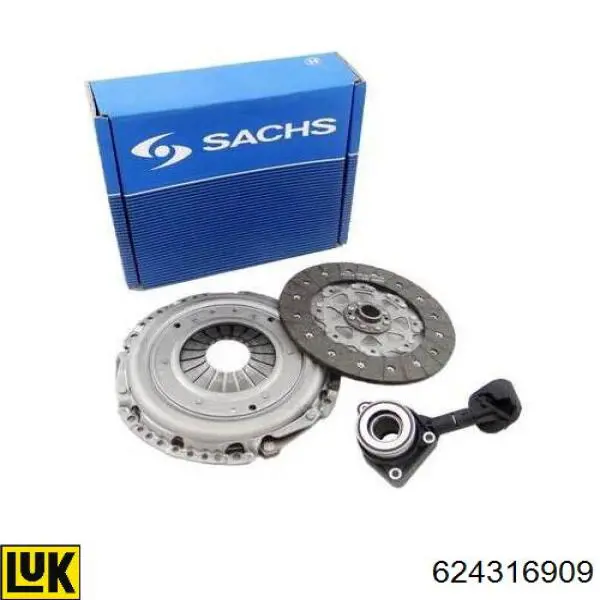 624316909 LUK Kit de embraiagem (3 peças)