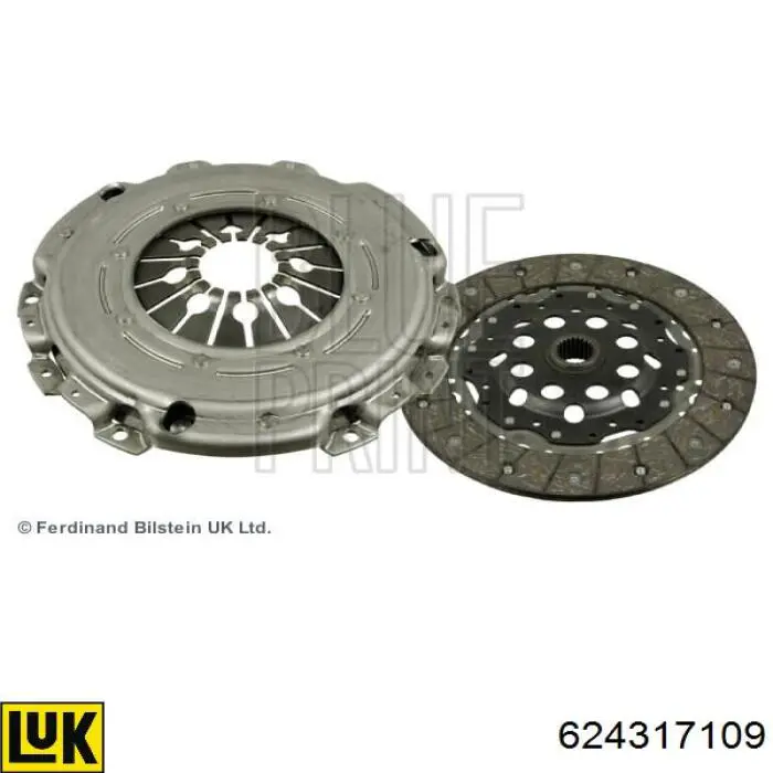 Kit de embraiagem (3 peças) LUK 624317109 preço, a partir de 182,76 USD