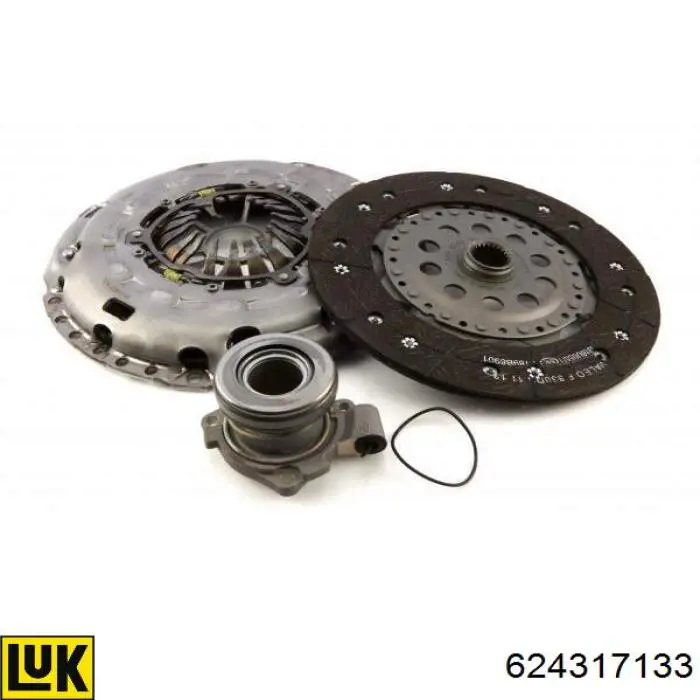 Kit de embraiagem (3 peças) LUK 624317133 preço, a partir de 264,60 USD