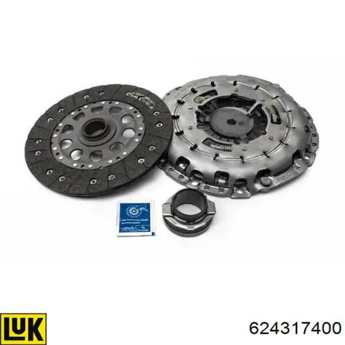 Compre 624317400 LUK Kit de embraiagem (3 peças)