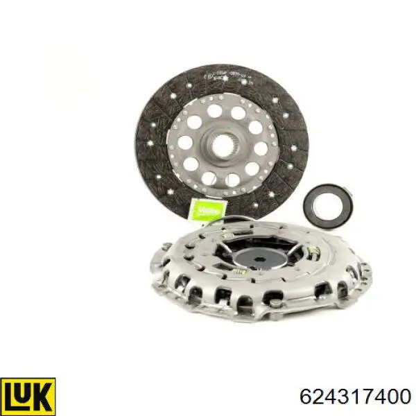624317400 LUK Kit de embraiagem (3 peças)