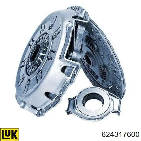 Compre 624317600 LUK Kit de embraiagem (3 peças)